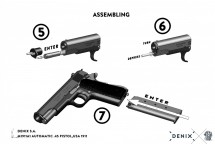 Replika pistolet M1911A1.45 w pudełku Denix model 8312+P02