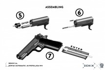 Replika pistolet M1911A1.45 w pudełku Denix model 8312+P01