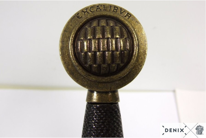 Replika miecz Excalibur na tablo Denix model 4123+TD+11L