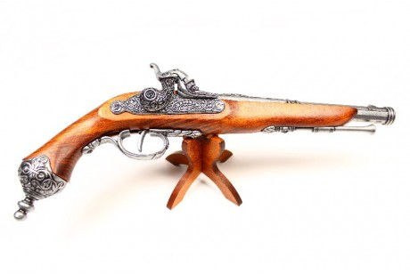 Replika pistolet Brescia na stojaku Denix model 1013G+800