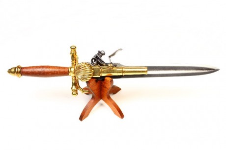 replika pistolet-sztylet na stojaku denix model 1204+800
