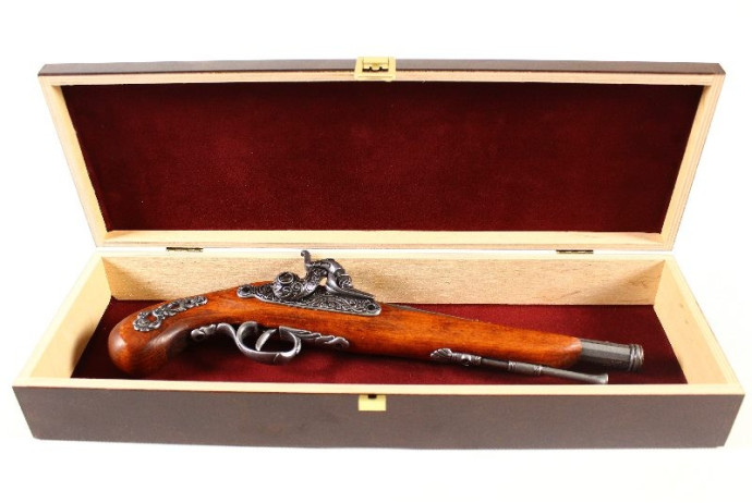 Replika francuski pistolet w pudełku Denix model 1014G+P01