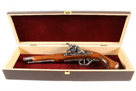 replika piracki pistolet w pudełku Denix model 1129G+P01