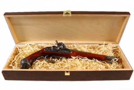 Replika pistolet Brescia w pudełku Denix model 1013G+P02