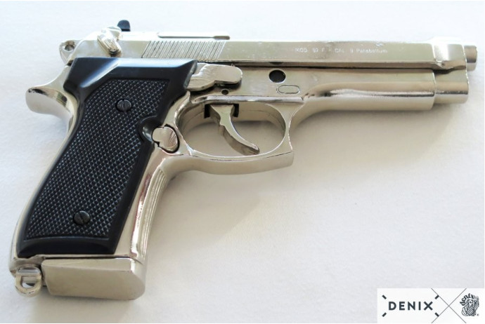 Replioka pistolet Beretta 92 w pudełku Denix model 1254NQ+P02