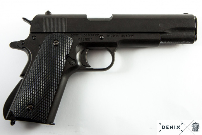 Replika pistolet .45 M1911A1 na stojaku Denix model 1312+800