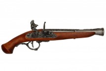 Replika niemiecki pistolet skałkowy Denix model 1260 G