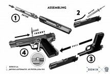 Replika automatyczny pistolet .45 M1911A1, USA 1911 DENIX MODEL 9312