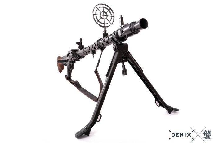 Replika karabin maszynowy mg34 z pasem, niemcy 1934r Denix model 9317