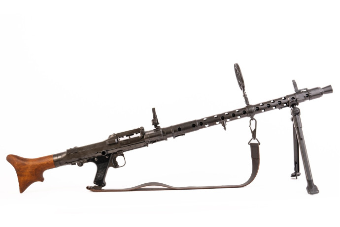 Replika karabin maszynowy mg34 z pasem, niemcy 1934r Denix model 9317