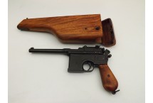 Replika pistolet Mauser c96 z drewnianą kolbą Denix model 1025