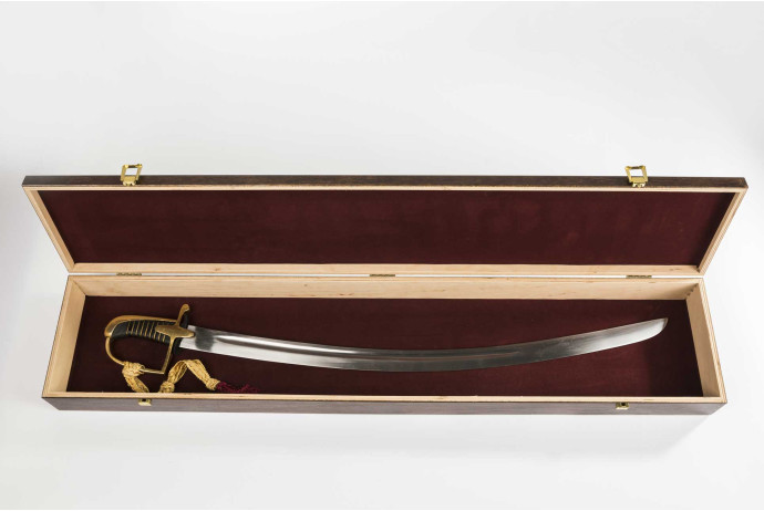 Replika gaładka szabla polska wz 21 w pudełku nr 1921 BG+P03