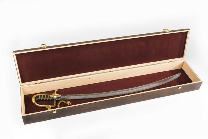 Replika grawerowana szabla polska wz 21 w pudełku nr 1921 A.G+P03