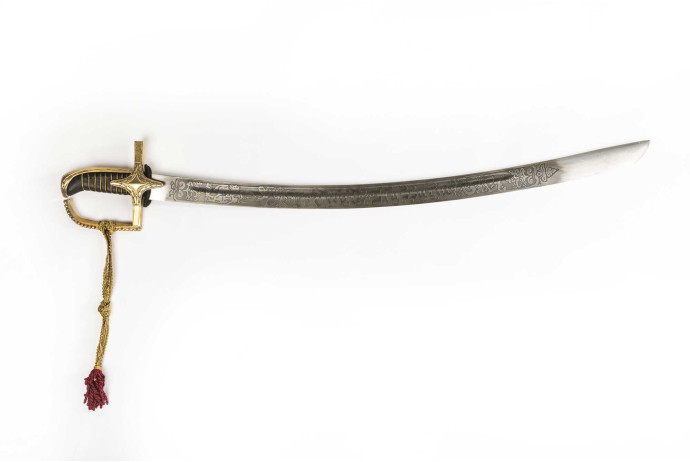 Replika grawerowana szabla polska wz 1750 w pudełku nr 1750 G+P03