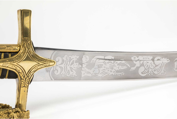 Replika grawerowana szabla polska wz 1750 nr 1750 A/G