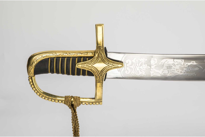 Replika szabla polska na tablo wz 1750 nr 1750 A/G+T