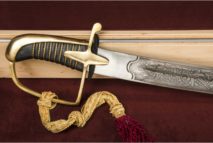 Replika grawerowana szabla polska wz 21 w pudełku nr 1921 G.2+P03