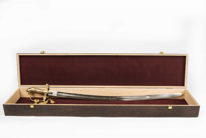 Replika grawerowana szabla polska wz 20 w pudełku nr 1920G+P03