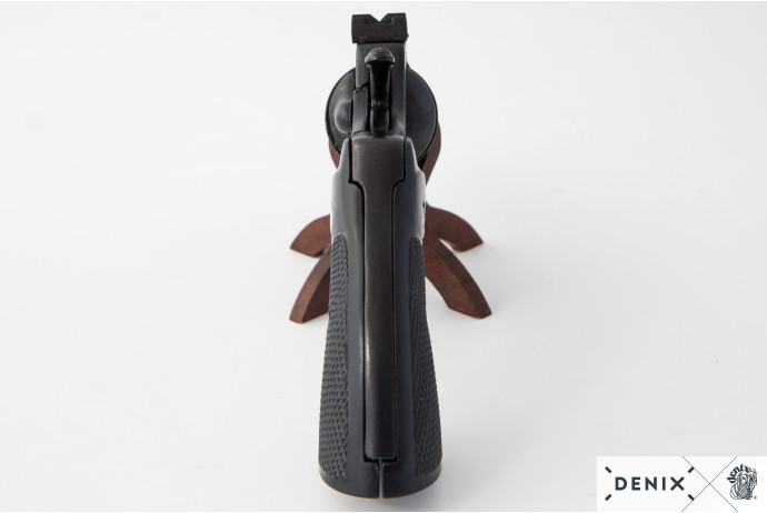 Replika amerykański rewolwer Python na stojaku Denix model 1050+800