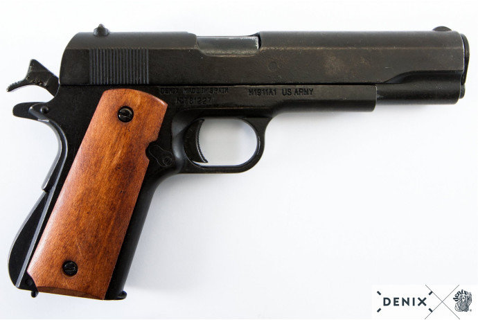 Replika automatyczny pistolet .45 M1911A1, USA 1911 Denix model  9316