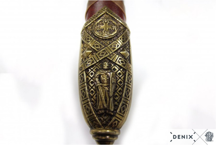 Replika miecz templariuszy na tablo Denix model 4163L+T+11L