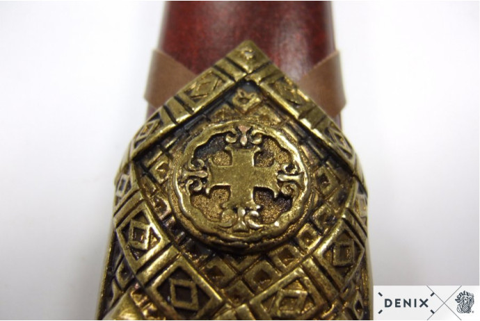 Replika miecz templariuszy na tablo Denix model 4163L+T+11L