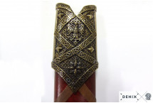 Replika miecz templariuszy na tablo Denix model 4163L+T
