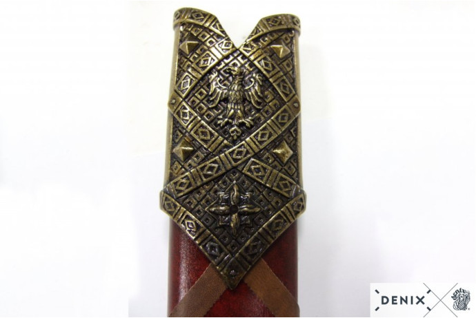Replika miecz templariuszy na tablo Denix model 4163L+T+11L