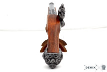 replika pistolet skałkowy na stojaku Denix model 1077G+800