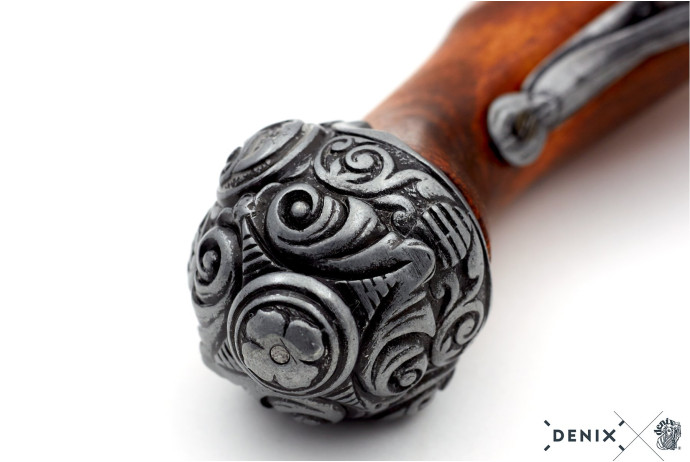 replika pistolet skałkowy w pudełku Denix model 1077G+P01