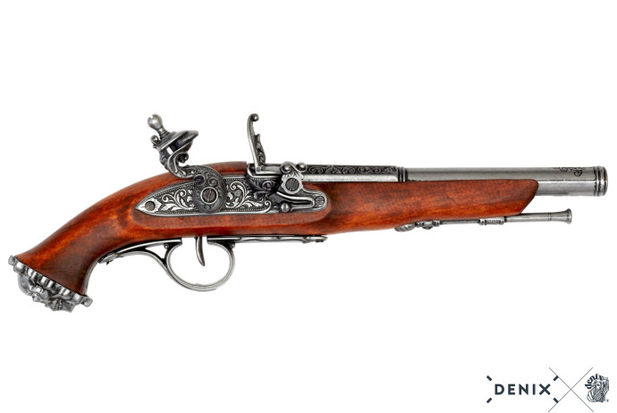 Replika piracki pistolet skałkowy Denix model 1103 G
