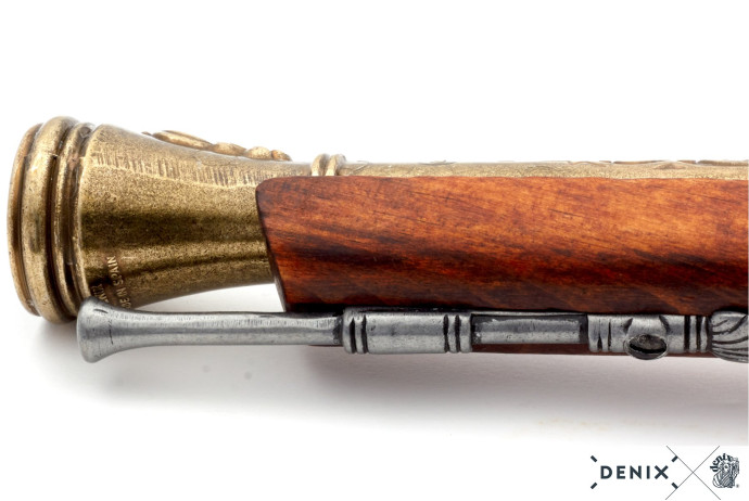 replika pistolet skałkowy na tablo Denix model 1104L+TM+23