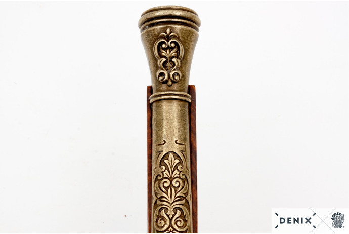 replika pistolet skałkowy w pudełku Denix model 1104L+P01