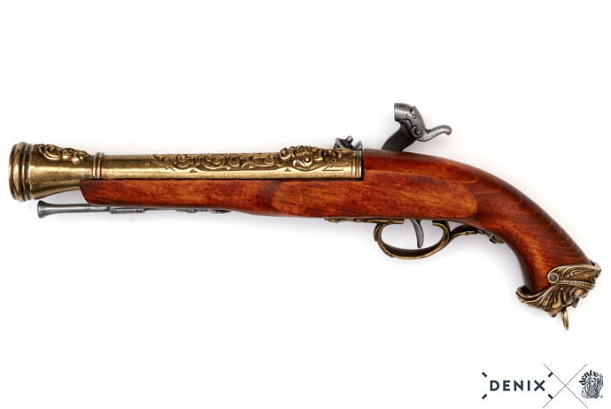 replika pistolet skałkowy XVIIIw Denix model 1104 L