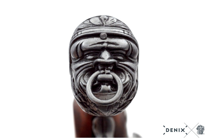 replika pistolet skałkowy w pudełku Denix model 1104G+P01