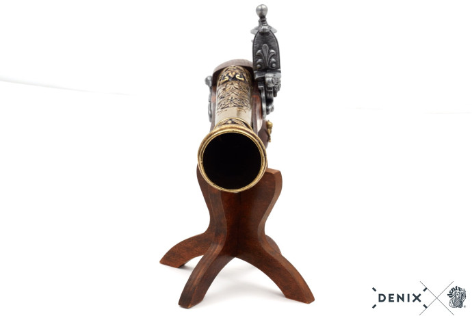 replika piracki garłacz na stojaku Denix model 1126L+800