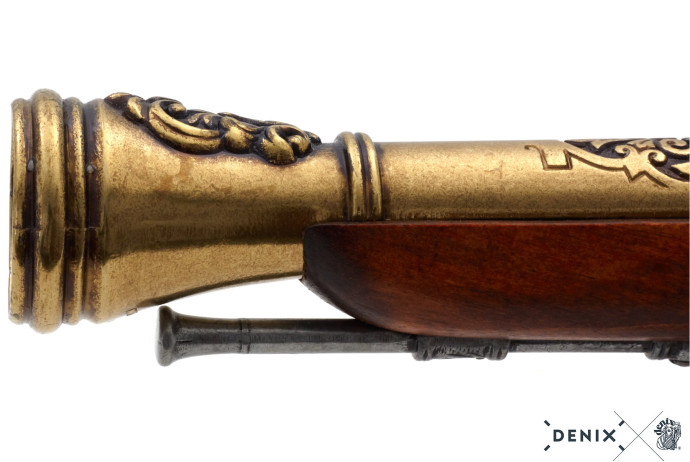 replika piracki garłacz na stojaku Denix model 1126L+801