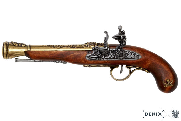 replika piracki garłacz w pudełku Denix model 1126L+P02