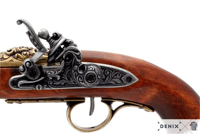 replika piracki garłacz w pudełku Denix model 1126L+P02