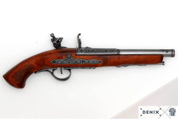 replika napoleoński pistolet skałkowy Denix model 1127 G