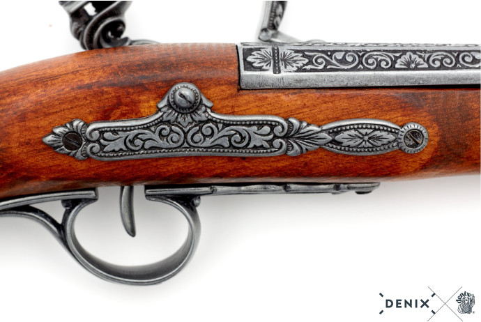 replika napoleoński pistolet skałkowy Denix model 1127 G