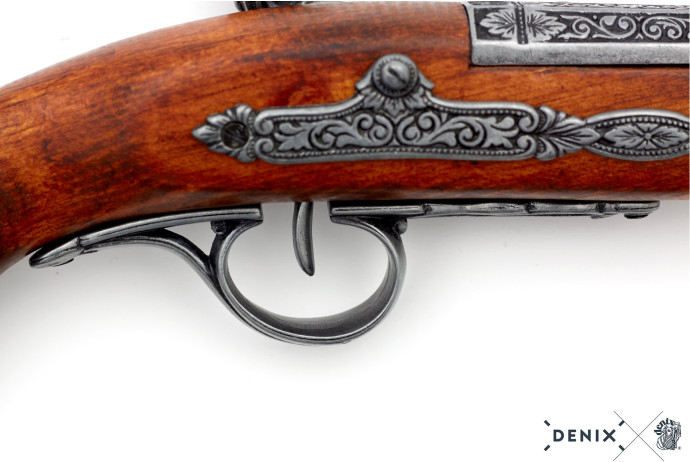 replika napoleoński pistolet skałkowy Denix model 1127 G