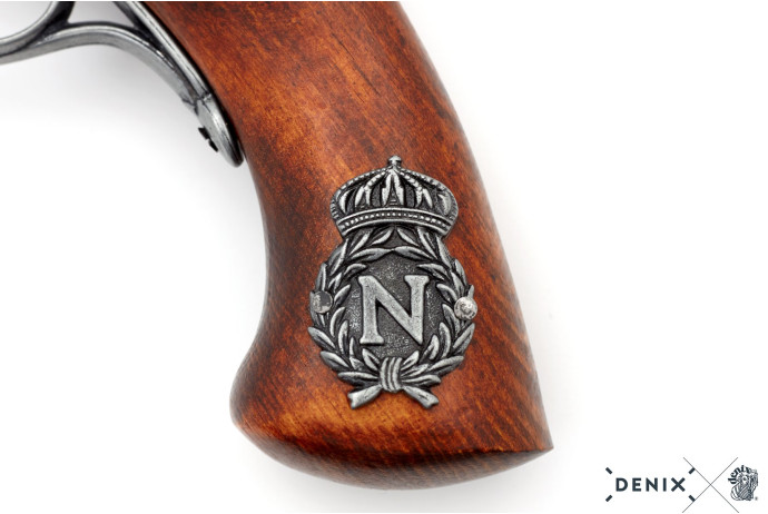 replika napoleoński pistolet skałkowy Denix model 1127 G