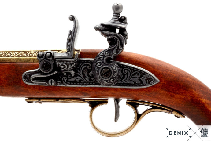 replika piracki pistolet na tablo Denix model 1129L+TM+23