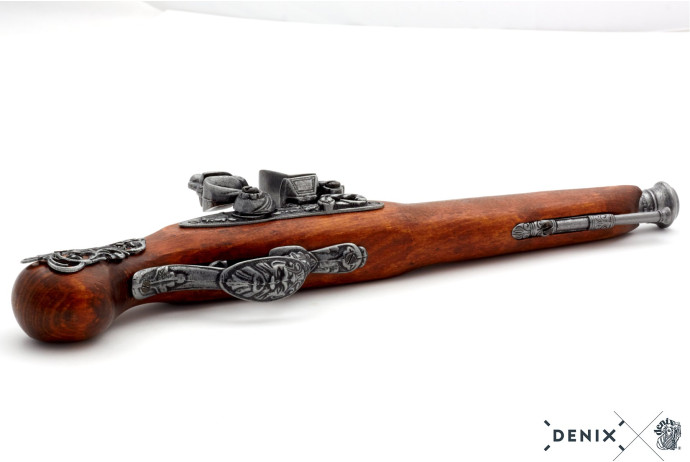 replika brytyjski pistolet skałkowy denix model 1196 G