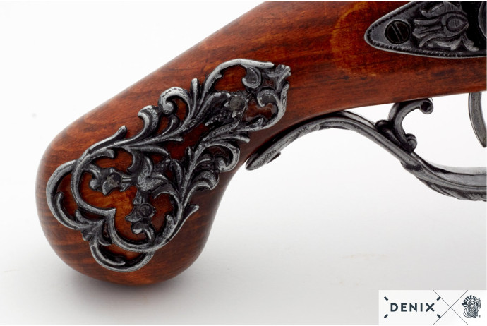 replika skałkowy pistolet na stajoku denix model 1196G+801