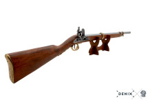 Replika napoleońska strzelba skałkowa na tablo denix model  1037+T+35