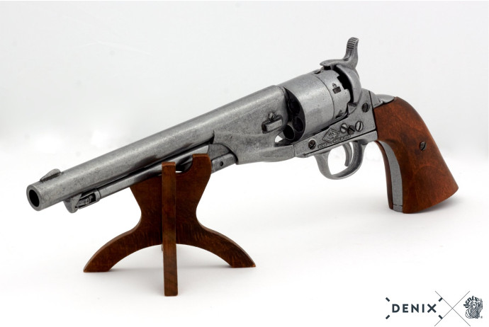 replika rewolwer colt na stojaku denix model 1007G+800