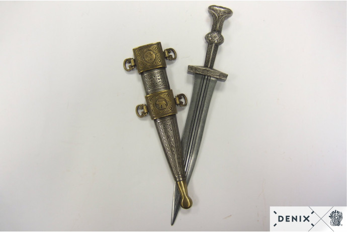 Replika rzymski sztylet, Daga w pudełku Denix model 4101NQ+P01