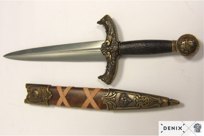 Replika sztylet króla Artura na stojaku Denix model 4139L+801
